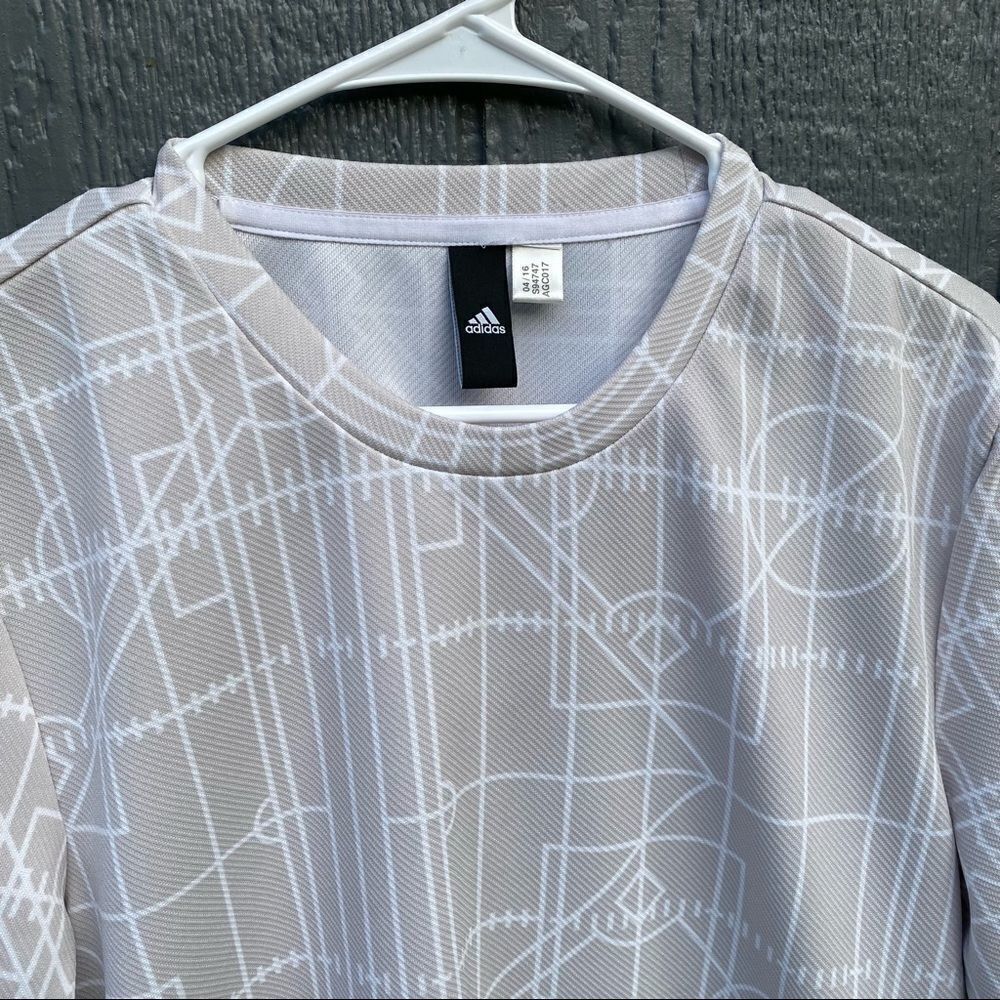 Adidas Athletic Shirt I Am Sport Field Maps - Picture 2 of 6